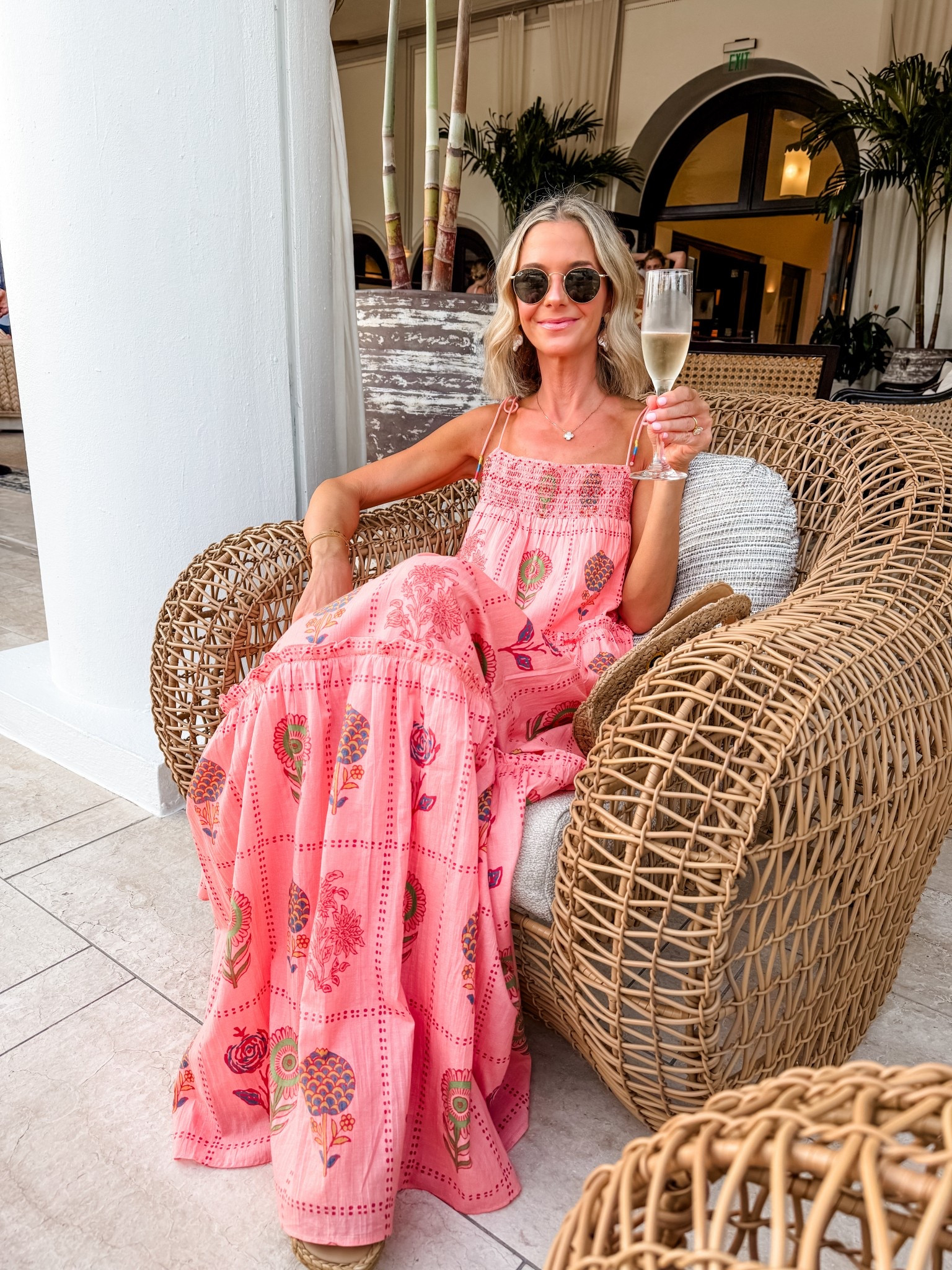 This maxi dress is what all my comfortable meets cute style dreams are made of 💖

You can dress it up or down and it could easy accommodate a baby bump 🤰 

#LTKBump #LTKTravel #LTKOver40