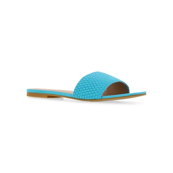 Time and Tru Women's Quilted Slide Sandal | Walmart (US)
