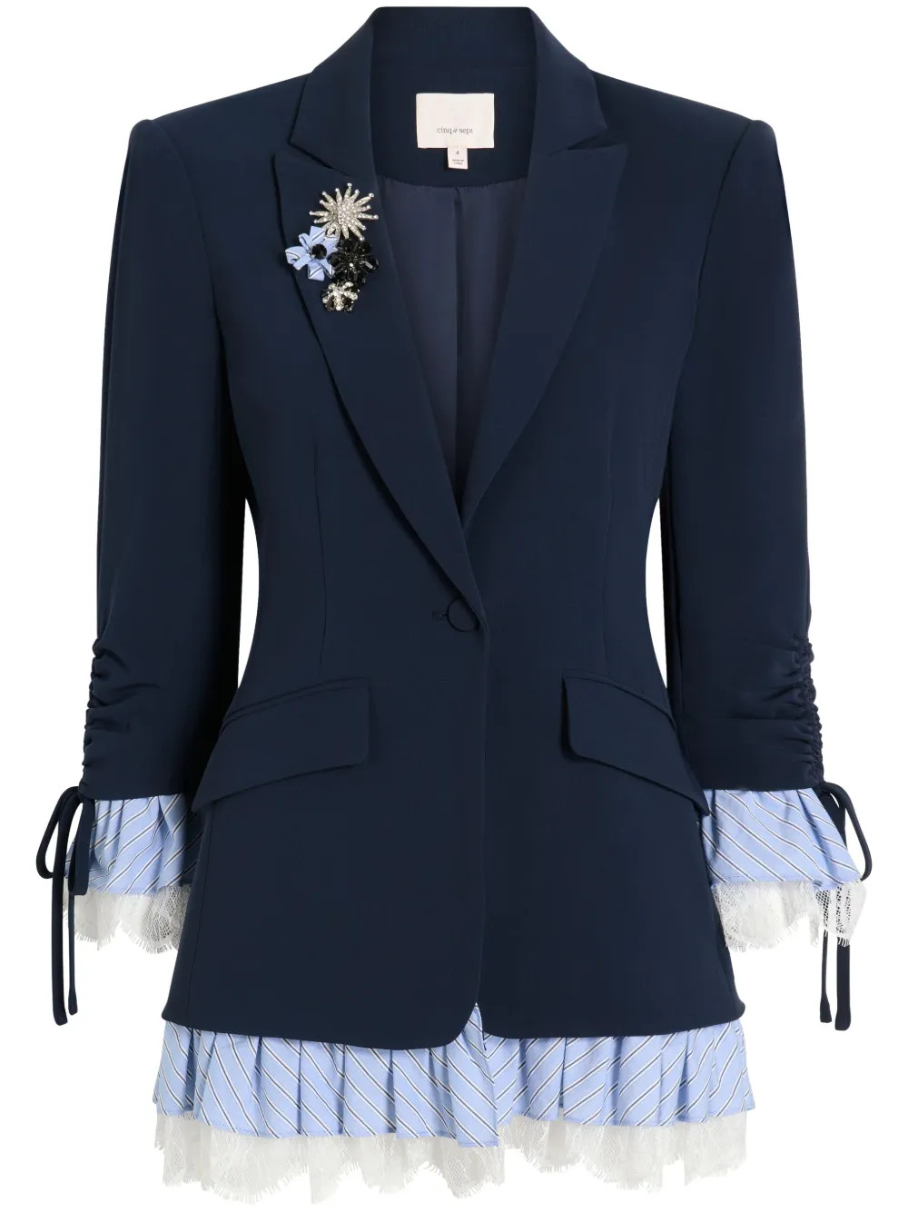 Roxie panelled blazer | Farfetch Global