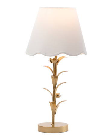 20in 3d Floral Metal Table Lamp | TJ Maxx