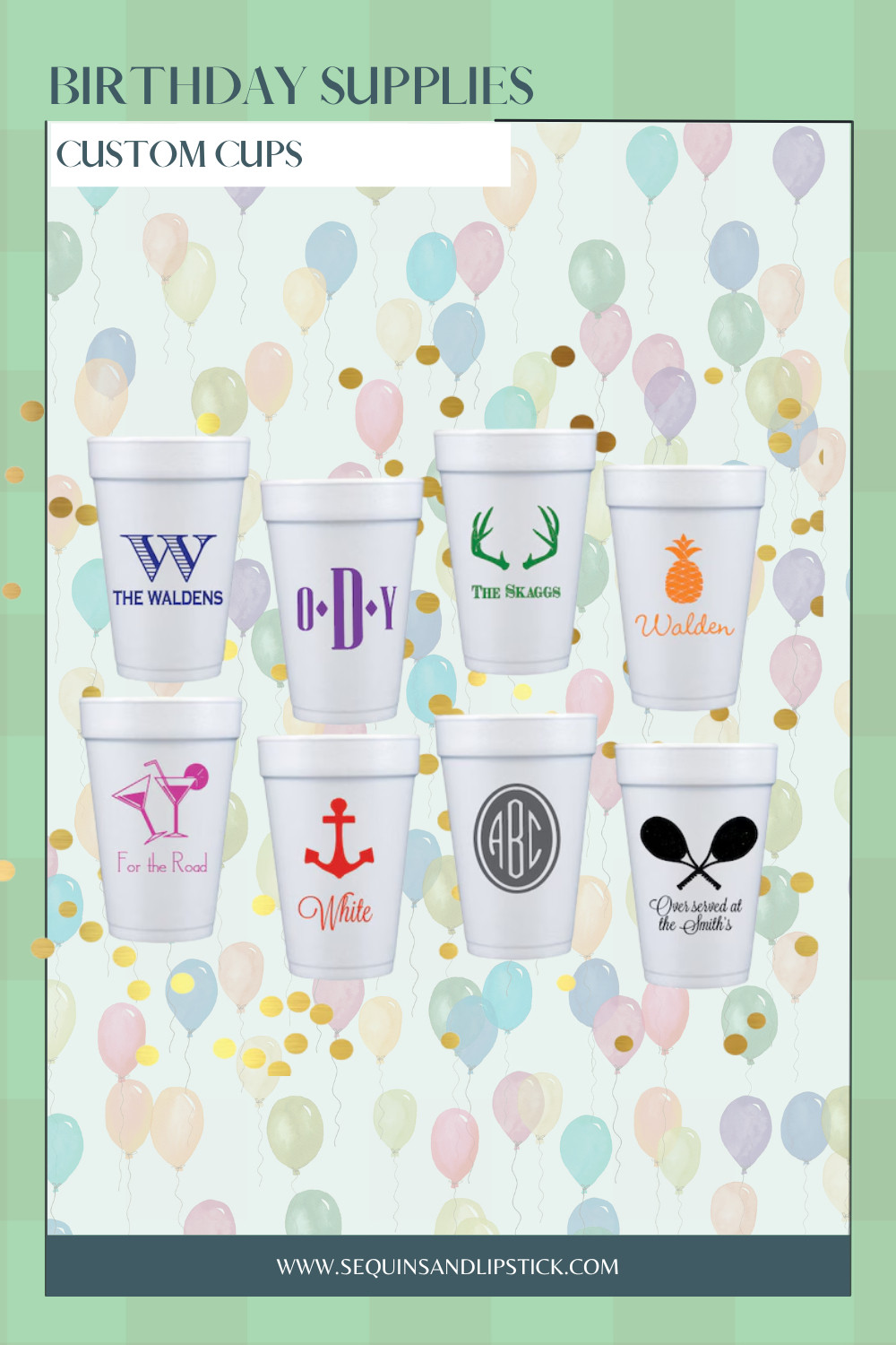 Make any birthday celebration extra special with personalized party cups. From monograms to themed designs, these custom cups are perfect for kids’ birthdays, milestone celebrations, and festive gatherings. 

 #LTKGiftGuide #LTKHoliday #LTKHome
