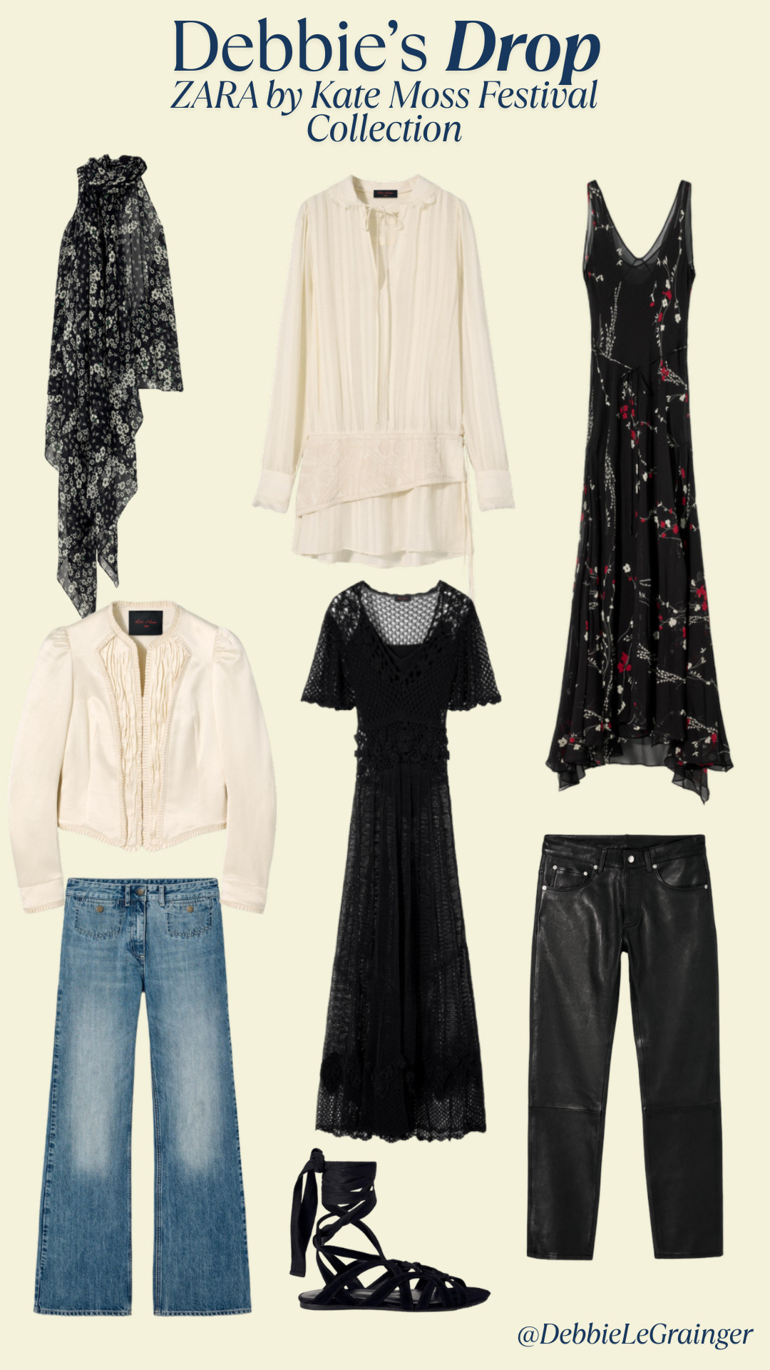 With festival season just around the corner these are my top picks from the new Zara x Kate Moss & Bobby Gillespie Collection  

 #LTKuk #LTKsummer #LTKfestival