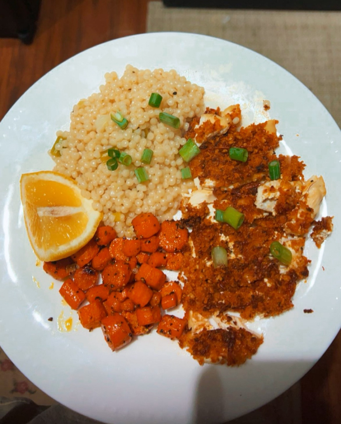 Yummy mid-week dinner idea! This is my husbands FAVORITE #HelloFresh meal!
Crispy Parmesan Chicken with Pearl Couscous and Roasted Carrots❤️‍🔥

#LTKhome