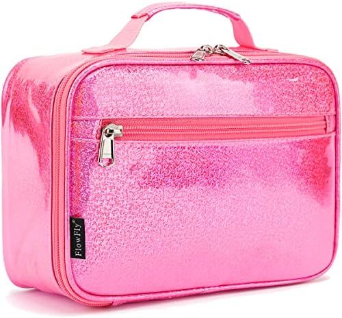 FlowFly Kids Lunch box Insulated Soft Bag Mini Cooler Back to School Thermal Meal Tote Kit for Gi... | Amazon (US)