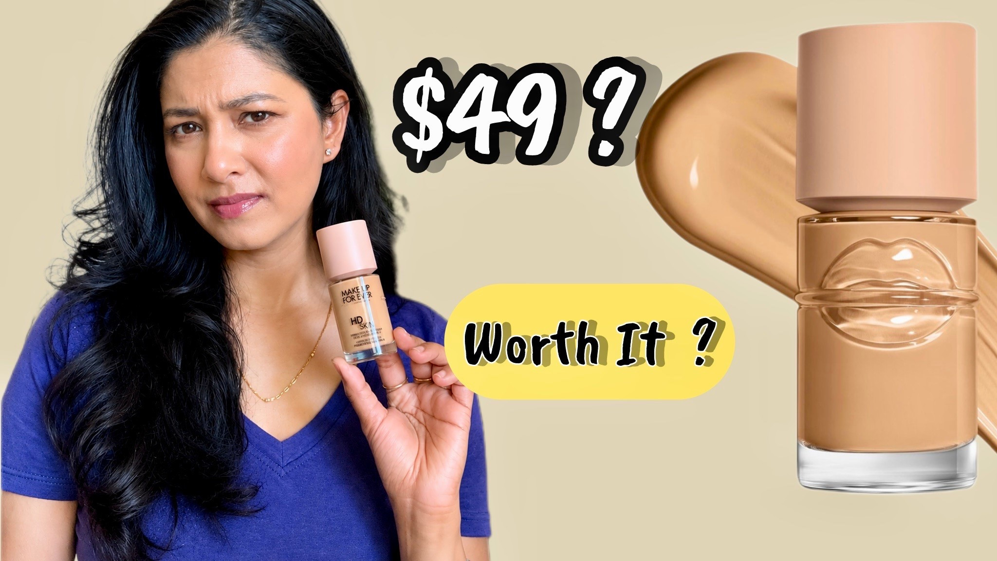 MAKE UP FOR EVER HD Skin Balancing & Perfecting Foundation on Mature Skin | Worth $49?
https://youtu.be/MRbBubX4oB8
(my youtube- Pam Dsouza)

#LTKselfcare #LTKBeauty #LTKgrwm