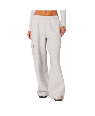 Women's Wide leg cargo sweatpants | Macy's