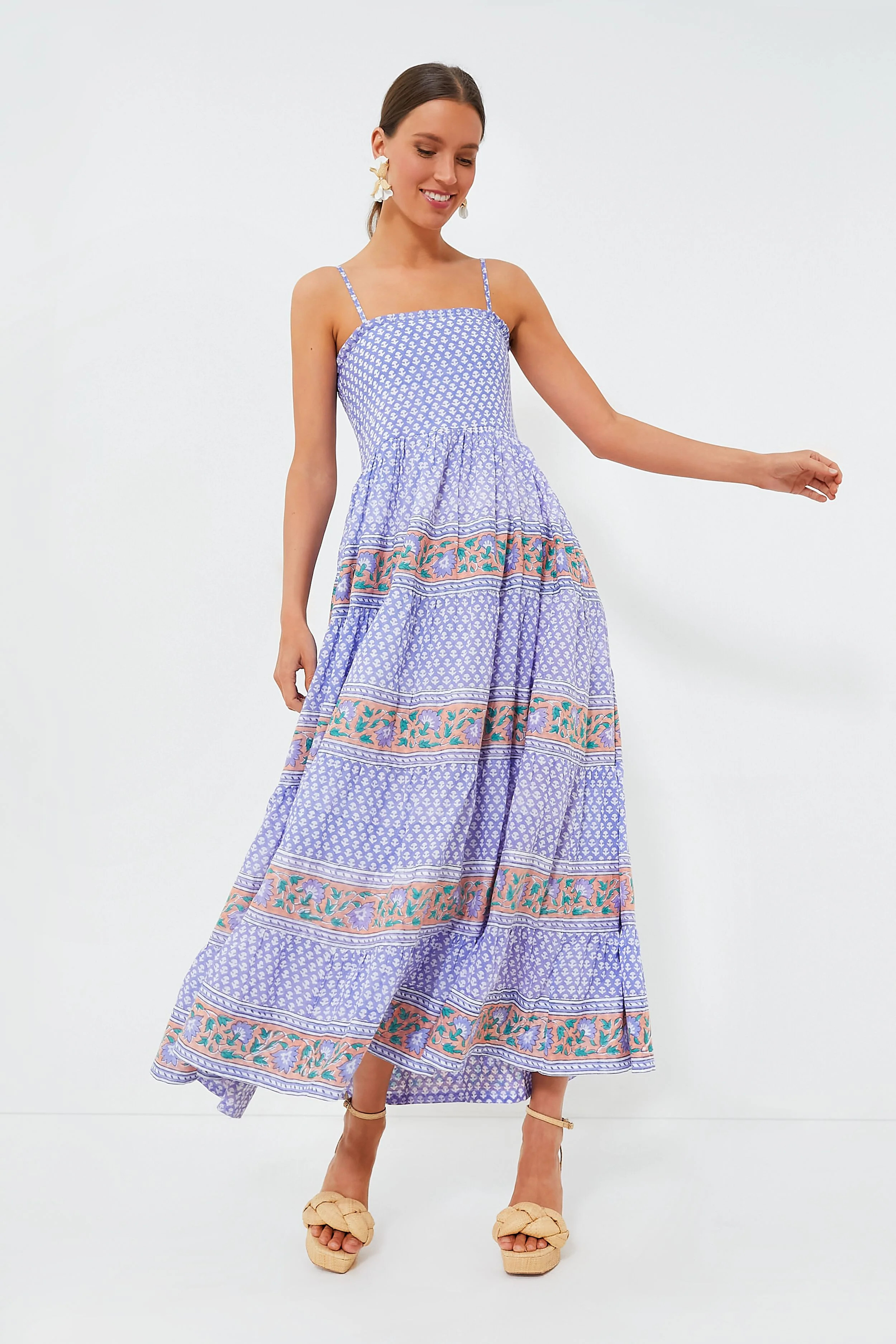 Campania Peri Smocked Back Maxi Dress | Tuckernuck (US)