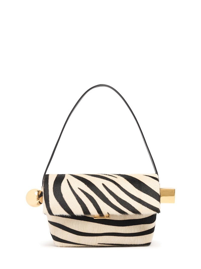 Le Rond Carre ponyhair leather bag | Luisaviaroma