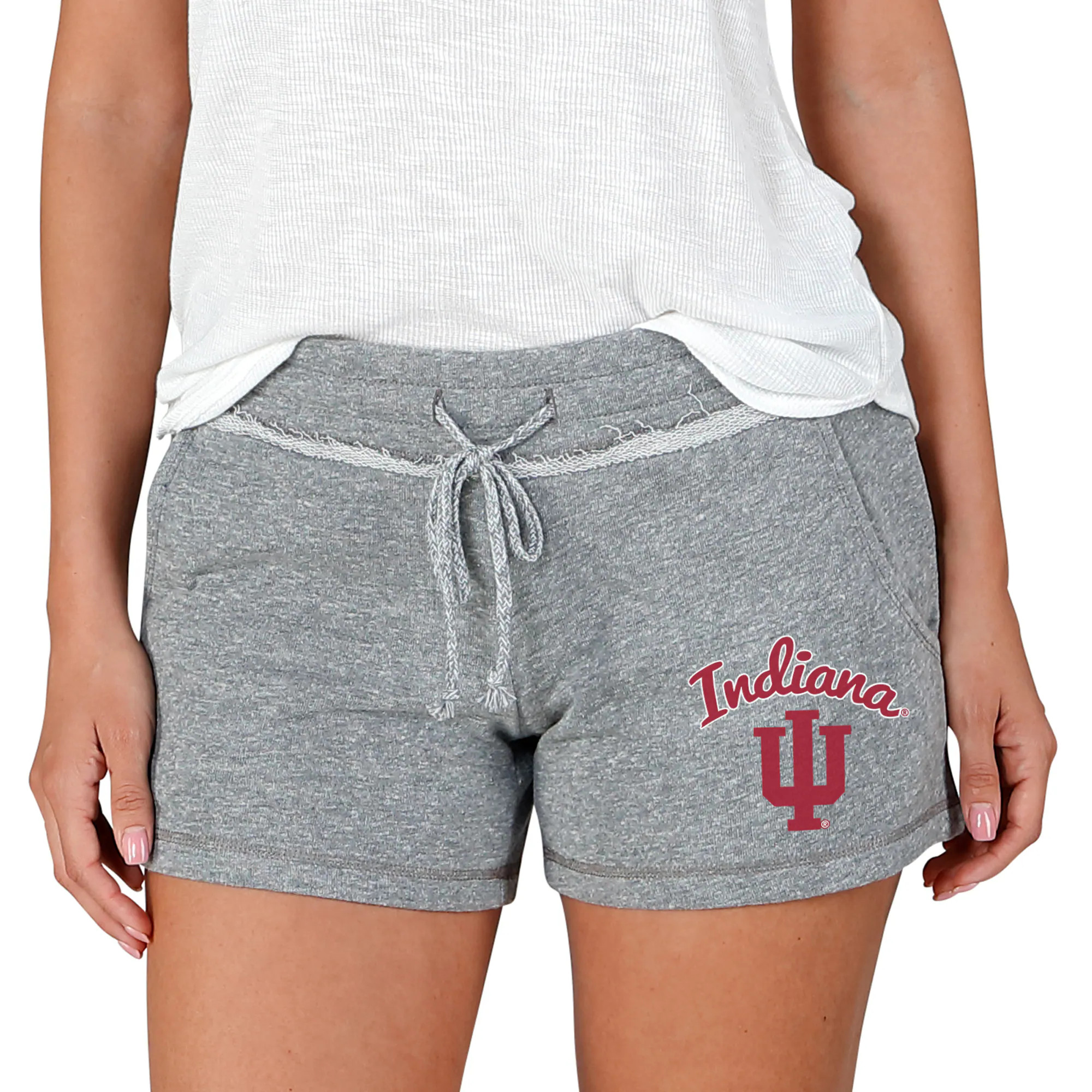 Indiana Hoosiers Concepts Sport Women's Mainstream Terry Shorts - Gray | Fanatics