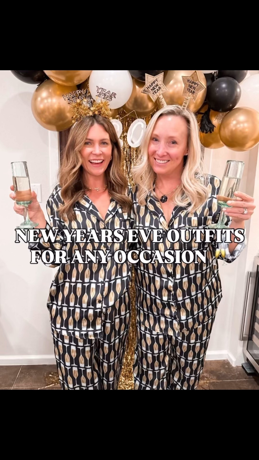 What are your NYE plans?! Last minute outfits with quick shipping for whatever is on your agenda! 🥂 2026 here we come!! #nye #nyeoutfits #newyears #2026comingsoon.

🔍: New Year’s Eve outfit, show me your mumu pajamas, Amazon dress, holiday party, nye style, petite style, moms over 40 style, Texas content creator 

#LTKootd #LTKHoliday #LTKOver40