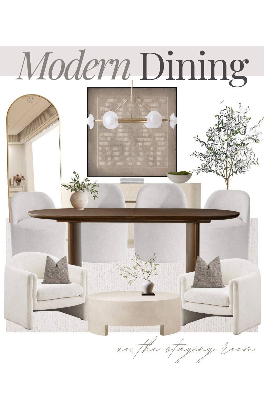 Modern dining room with soft neutrals and rich wood tones 🤍

modern dining room, neutral dining room, dining room ideas, organic modern dining room, dining room decor, contemporary dining room, dark wood dining table, dining table, upholstered dining chairs, curved dining chairs, modern chandelier, statement lighting, sideboard, dining room storage, accent chairs, neutral home decor, warm neutral decor, minimalist home, interior design, home decor

#LTKHome #LTKSaleAlert