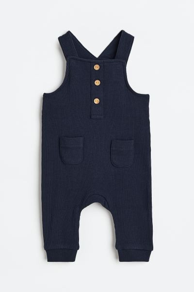 Ribbed Cotton Overalls | H&M (US + CA)
