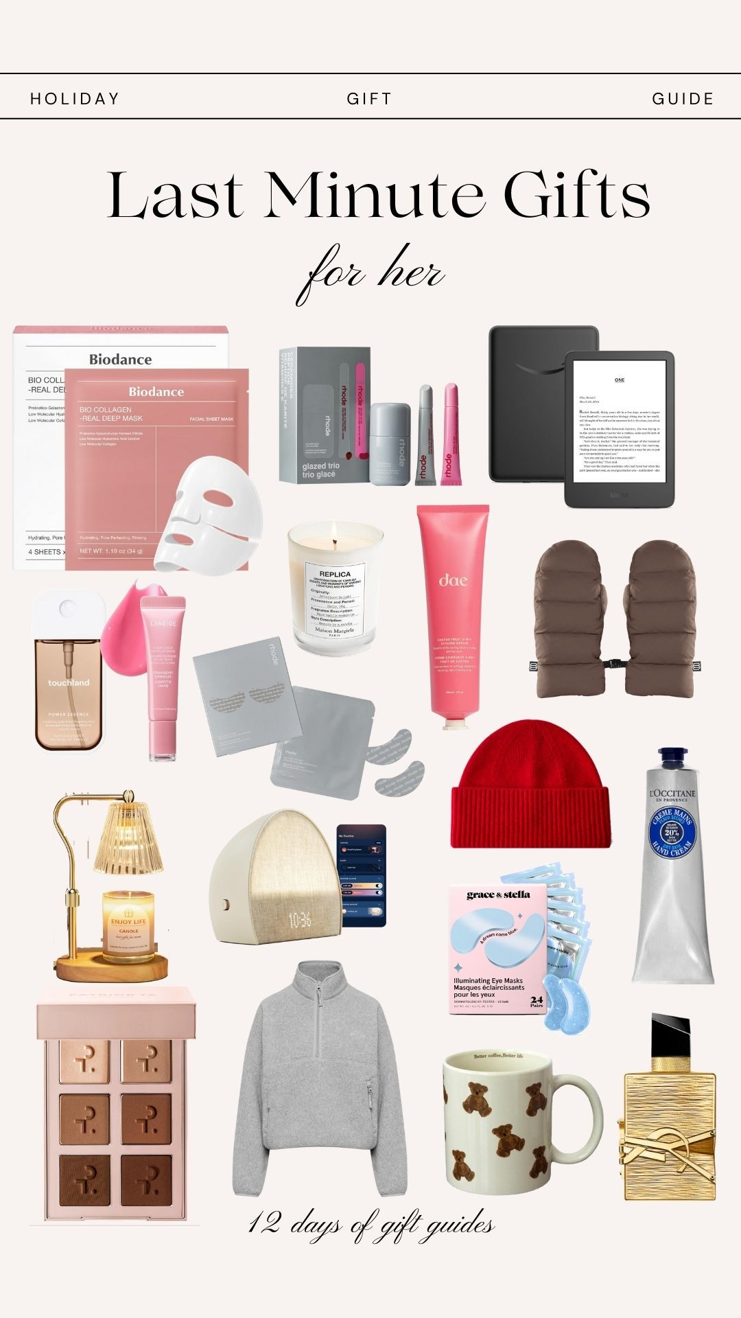 Last-minute gifts for her that arrive before Christmas 🎄✨ Running out of time? These last-minute Christmas gifts for her are cute, cozy, thoughtful — and ship FAST.

This edit includes beauty favorites, cozy essentials, fashion finds, accessories, home must-haves, and giftable staples she’ll love opening on Christmas morning.

Perfect if you need last-minute holiday gifts, Christmas gifts with fast shipping, or easy gift ideas for her that don’t feel rushed.

Tap to shop now before the holiday shipping deadline 🎁🤍✨ 

 

#LTKwinter #LTKgiftguide #LTKholiday