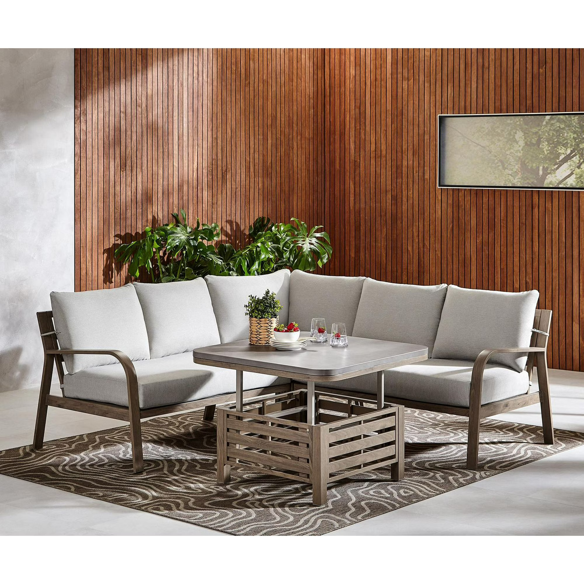 Better Homes & Gardens Prado 4-Piece Patio Outdoor Sectional Set | Walmart (CA)