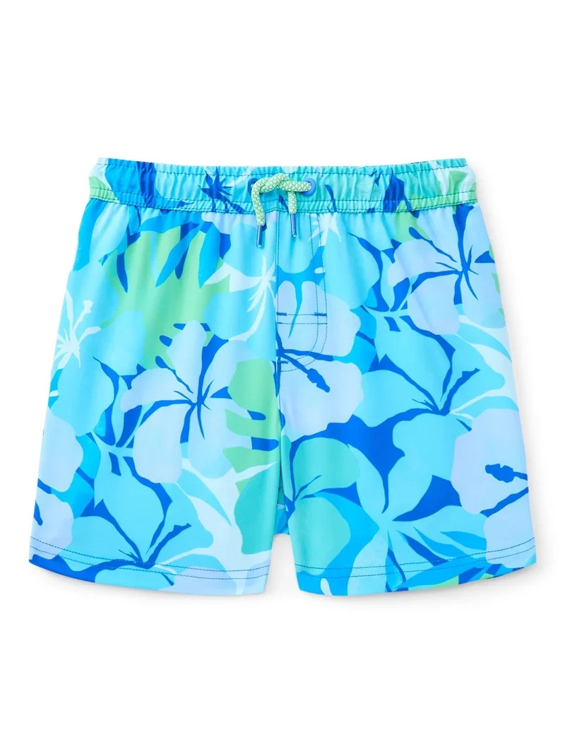Wonder Nation Baby and Toddler Quick- Dry Swim Trunk, Sizes 12M-5T | Walmart (US)