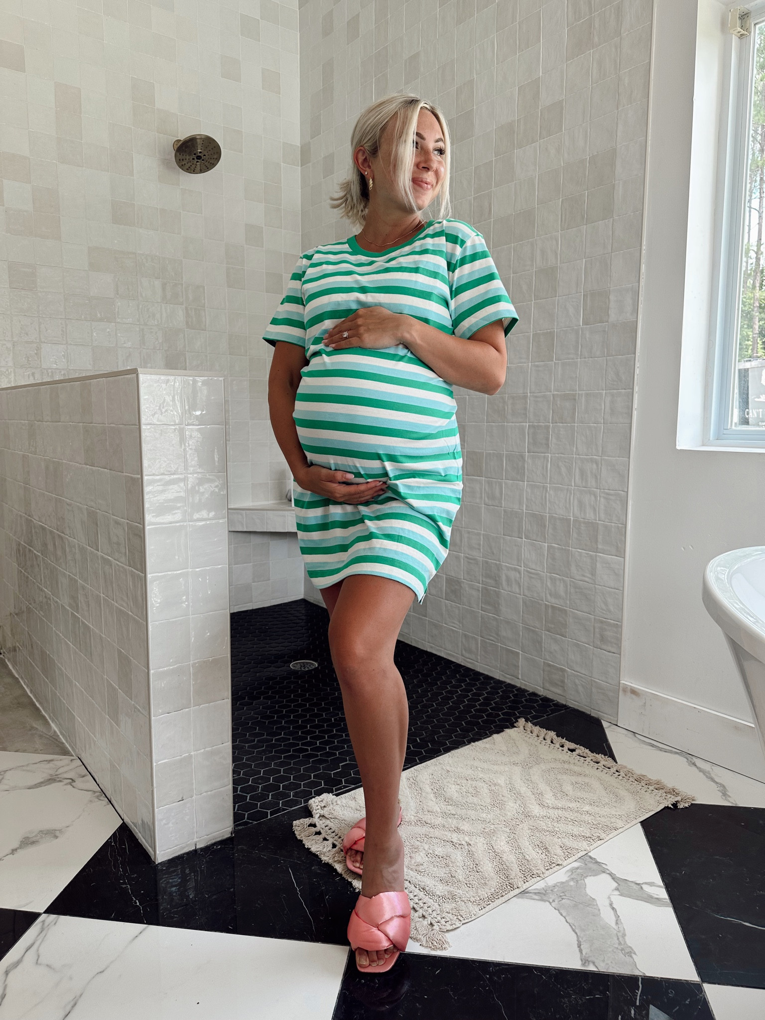 #WalmartPartner — this $18 Walmart tshirt dress is a must for summer! Wearing a medium but could have done a small. My sandals are designer lookalikes but only $30! True to size— #Walmart #WalmartFashion 

#LTKunder50 #LTKshoecrush #LTKstyletip