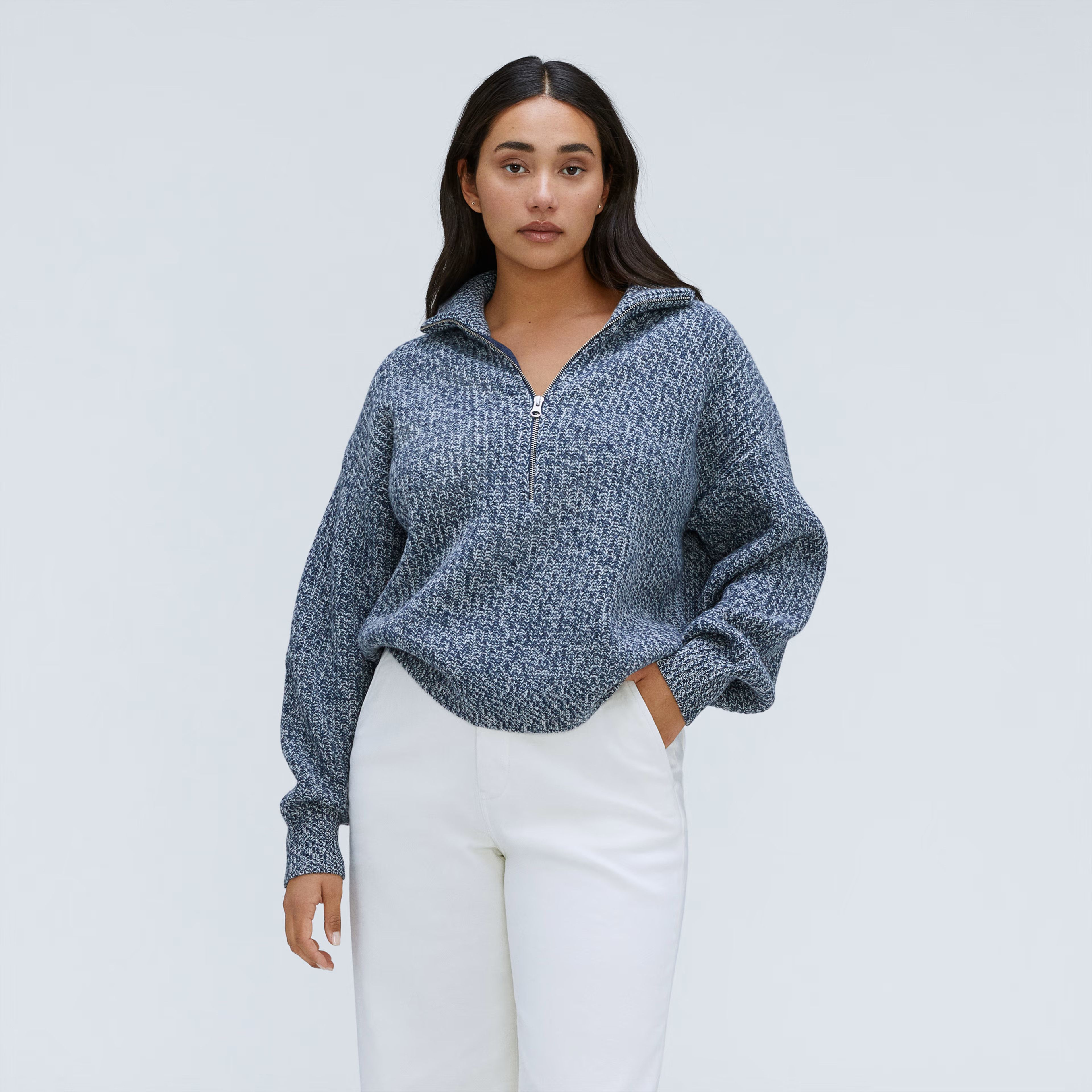 The Felted Merino Half-Zip Sweater | Everlane