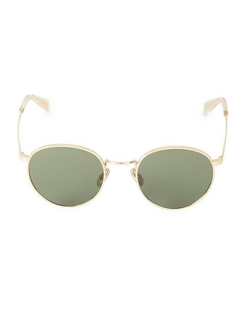 50MM Round Metal Sunglasses | Saks Fifth Avenue