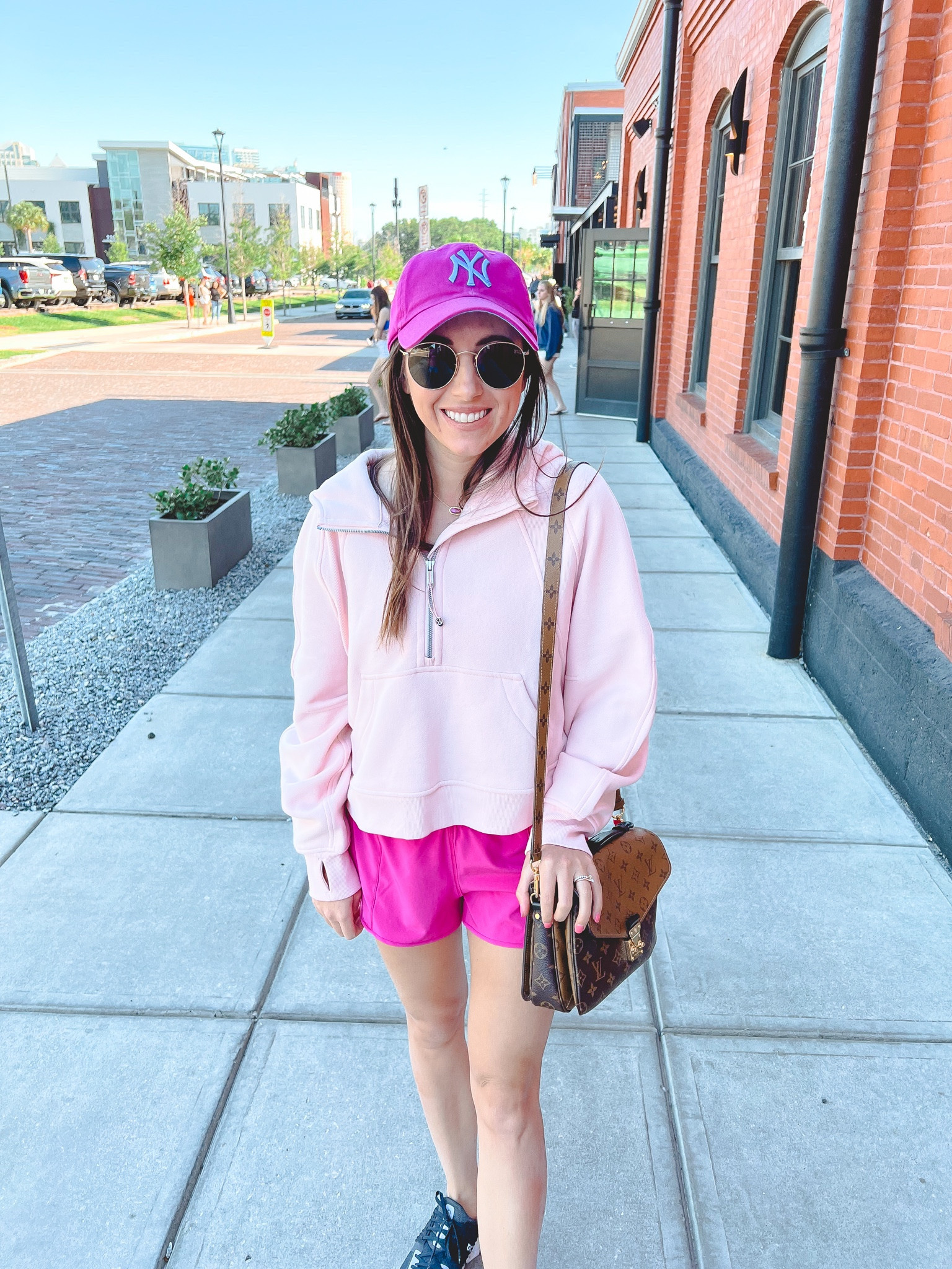 Lululemon scuba in pink mist (xs/s) with hotty hot high rise 2.5” shorts in sonic pink  (6)



#LTKSeasonal #LTKFind #LTKfit