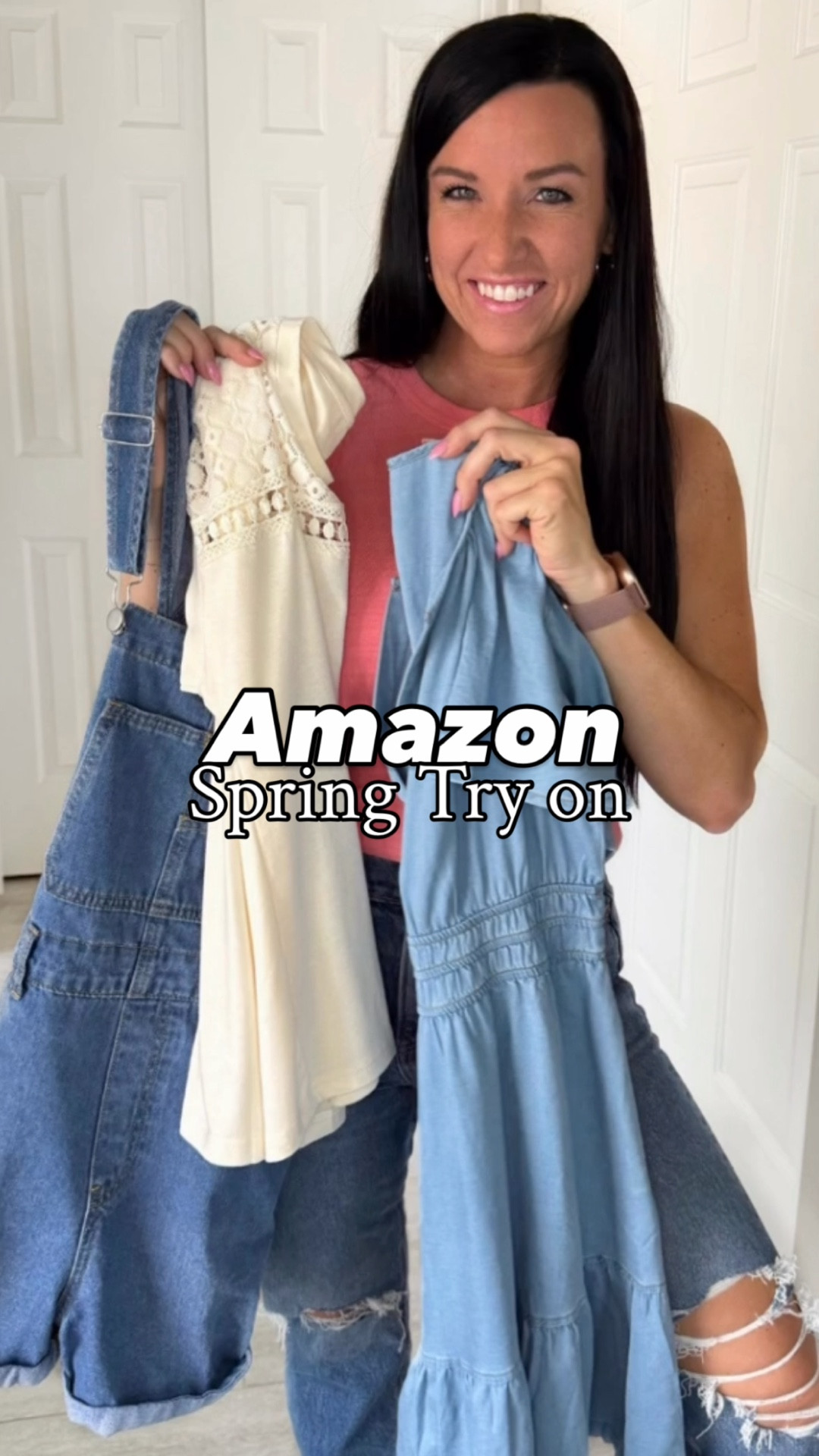 Amazon spring try on! [gifted from @glamake_official2]

Size and fit details: (I’m 5’5” and usually wear  size 4/27 and small.)
•Crewneck cap sleeve top: fits TTS, I’m in the color “apricot” in a size S; comes in 15 more colors! Perfect top for the workplace or the weekend and women of all ages!
•Denim short overalls: fit TTS, I’m in the “denim light blue” in a size S. Come in other denim washes. Love the fit and style giving Free People vibes!! 
•Chambray dress: fits TTS, I’m in the color “denim light blue” in a size S. Comes in 3 other blue shades. Wear for work or church or summer outfits!



Summer outfit ideas, Amazon outfits, Amazon haul, try on haul, Amazon finds, workwear, Amazon workwear, teacher outfits

#LTKStyleTip #LTKFindsUnder50

#LTKSeasonal #LTKSaleAlert