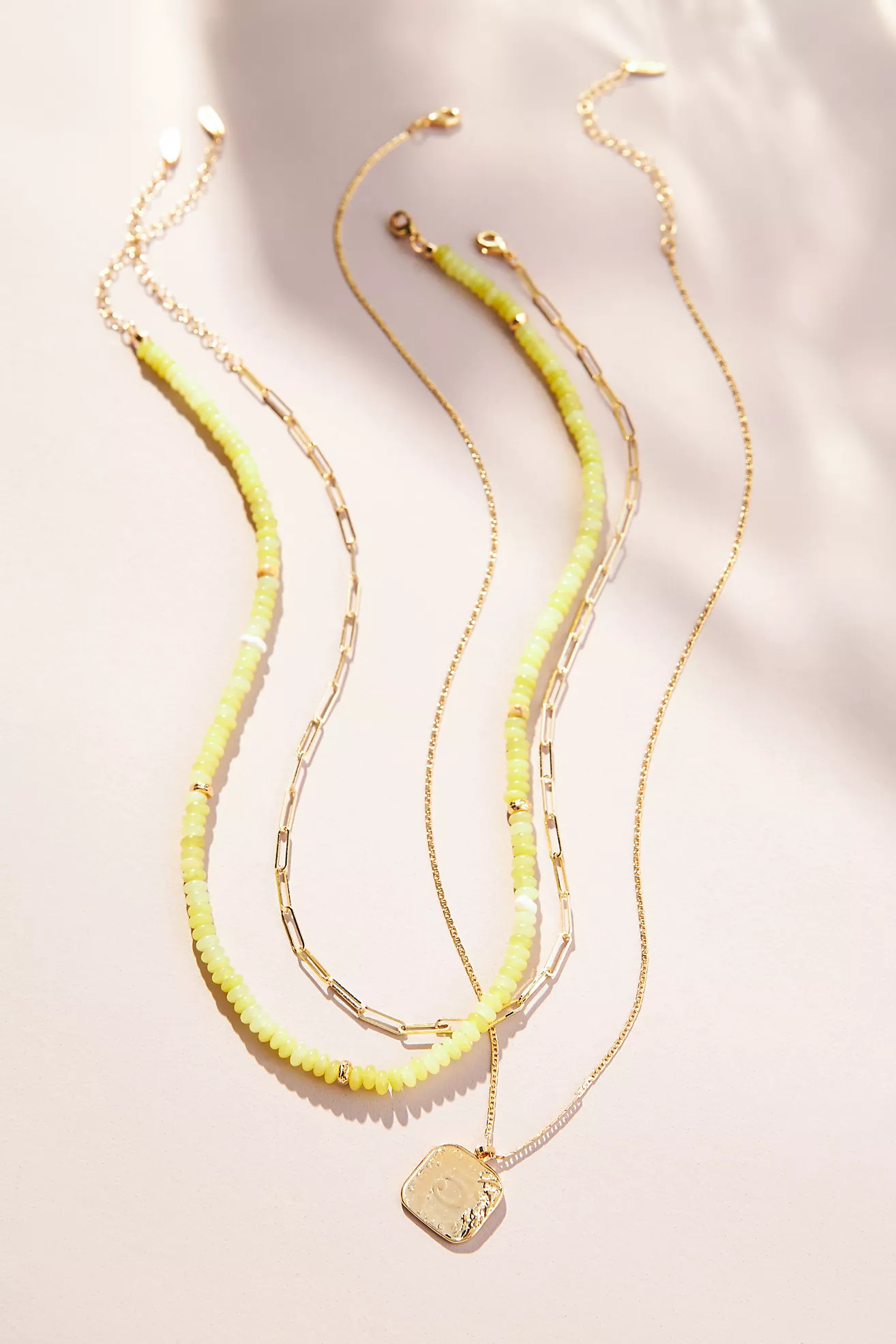 Shades of Sea Triple-Layer Necklace | Anthropologie (US)