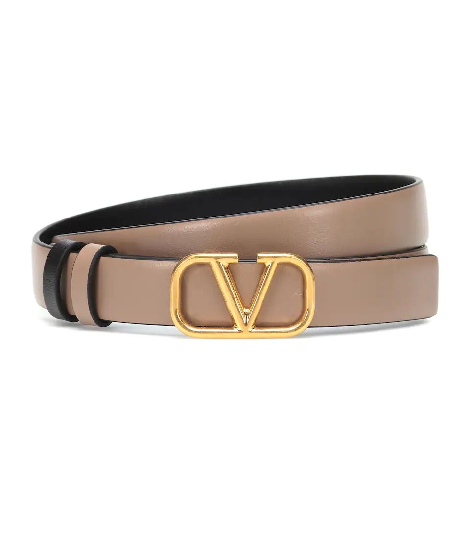 Valentino Garavani VLOGO reversible leather belt | Mytheresa (UK)