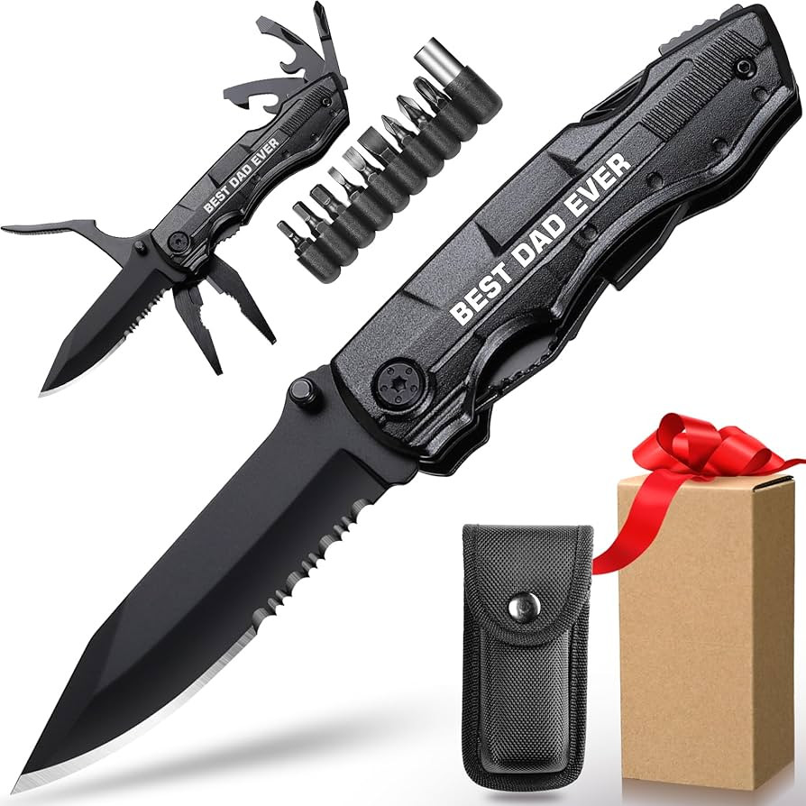 Gifts for Dad from Daughter Son, BEST DAD EVER Multitool Knife, Dad Gifts for Christmas, Best Dad... | Amazon (US)