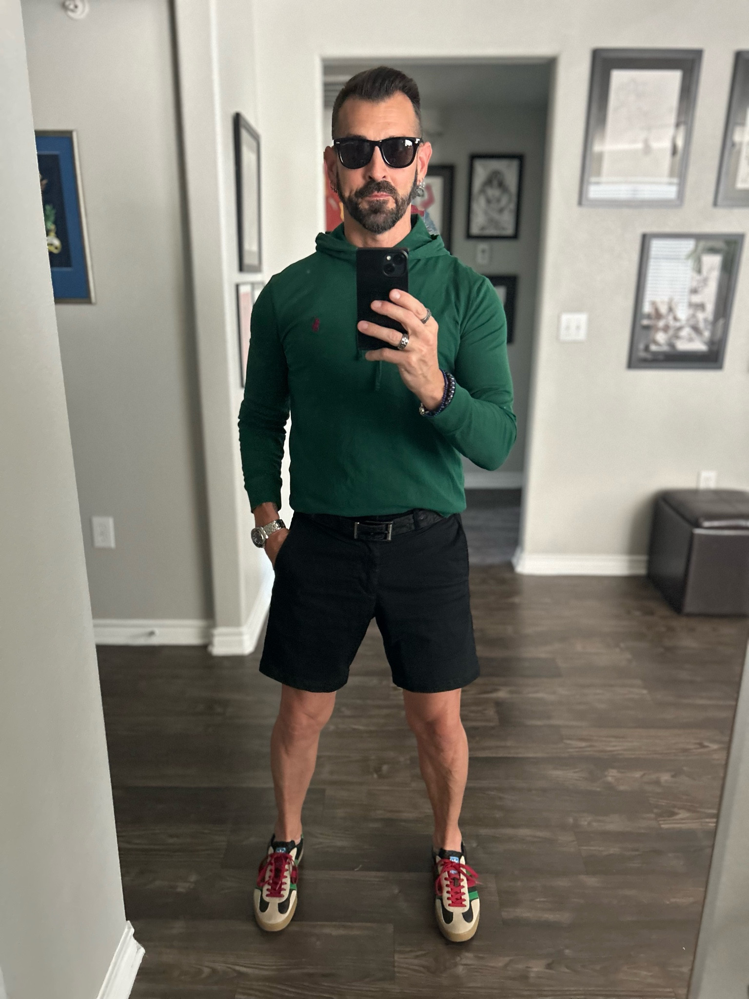 A 57 degree morning here in Texas? Yes! But. It’s gonna warm up today so I can still show off the go sticks.  

Is it a T-shirt, shorts and sneaks? Indeed. Is it elevated? Indeed!

#style #stylist #stylebydutch #ootd #fashion #fashionista #mensfashion #womensfashion  #menstyle #womensstyle  #watchnerd 

#LTKMens #LTKSeasonal #LTKOver40