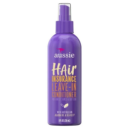 Aussie Hair Insurance Leave-In Conditioner w/ Jojoba & Sea Kelp 8.0 fl oz | Walmart (US)