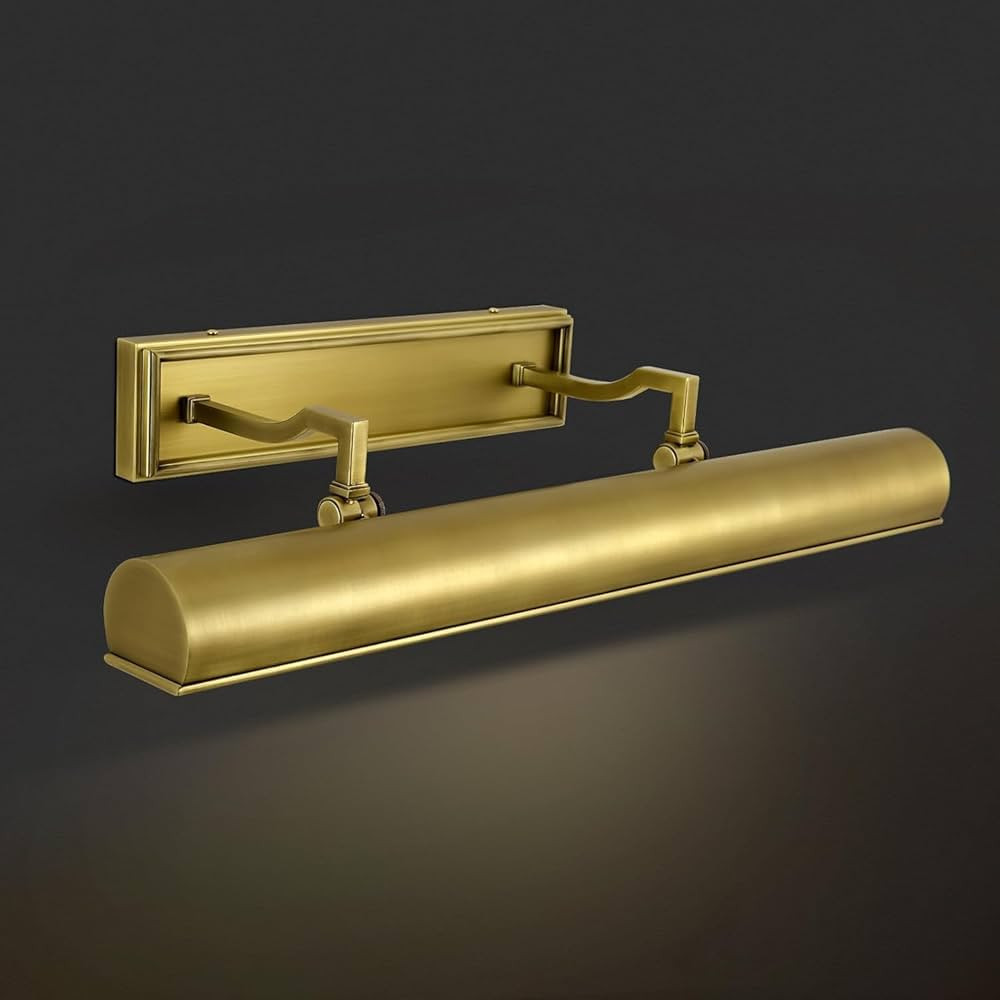 Picture Light 24" Brass Picture Lights for Wall 4-Light Gold Picture Frame Light Dimmable Art Gal... | Amazon (US)