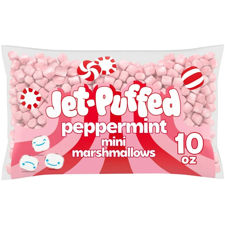 Jet-Puffed Peppermint Mini Marshmallows, 10 oz. Bag | Walmart (US)