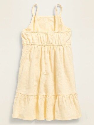 Fit & Flare Eyelet-Yoke Cami Dress for Toddler Girls | Old Navy (US)