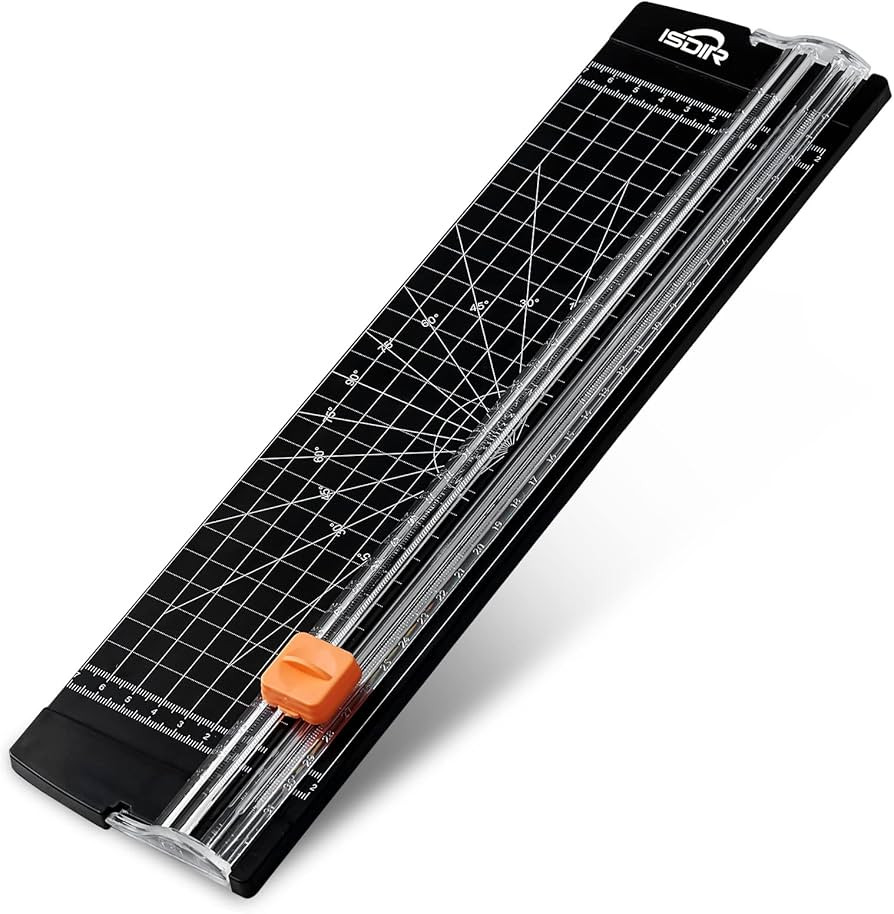 ISDIR A4 Paper Cutter Slicer, 12 Inch Paper Trimmer Scrapbooking Tool Supplies with Security Safe... | Amazon (US)
