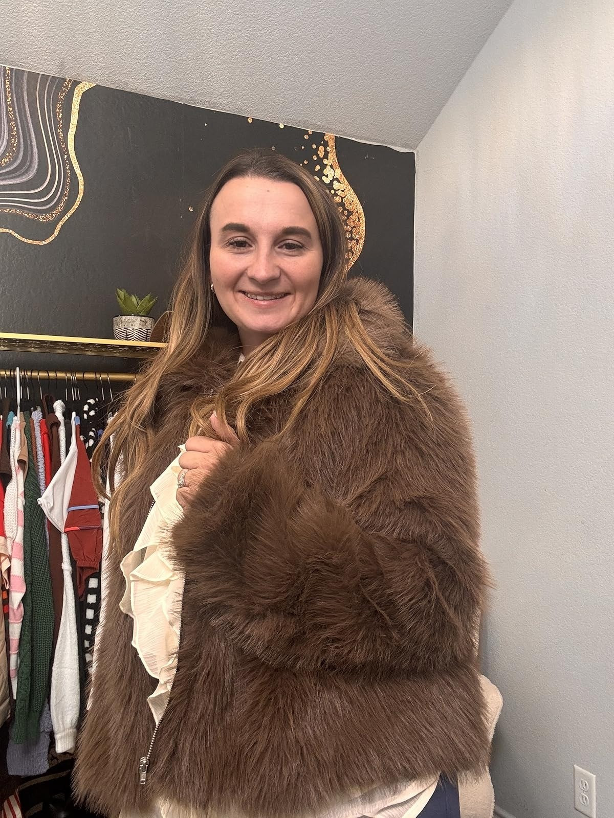 Ultimate cozy girl vibes activated! This viral BTFBM Fur Coat is a must-have for winter warmth and instant chic. It's soft, stylish, and perfect for layering over everything. Snag yours before it sells out! Tap to shop! #FurCoat #WinterFashion #CozyStyle #BTFBM #ShopTheLook #WinterMustHave #OOTD #ViralFind

#LTKSeasonal #LTKSaleAlert #LTKStyleTip