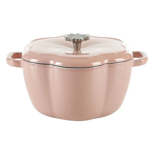The Pioneer Woman Timeless Beauty Enamel on Cast Iron 3-Quart Dutch Oven, Pink | Walmart (US)