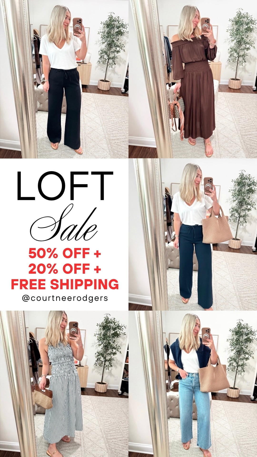 Loft 50% OFF+ 20% OFF + FREE SHIPPING 🩷
Size XS pants (runs big if in between)
Size small brown dress
Size XS striped dress
Size 27/4 jeans (TTS)

Loft, spring outfits, spring fashion 

#LTKootd #LTKPetite #LTKdayinmylife