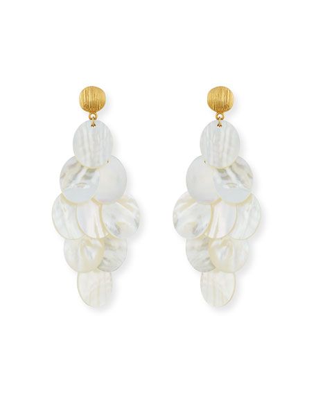 NEST Jewelry Mother-of-Pearl Chandelier Earrings | Neiman Marcus
