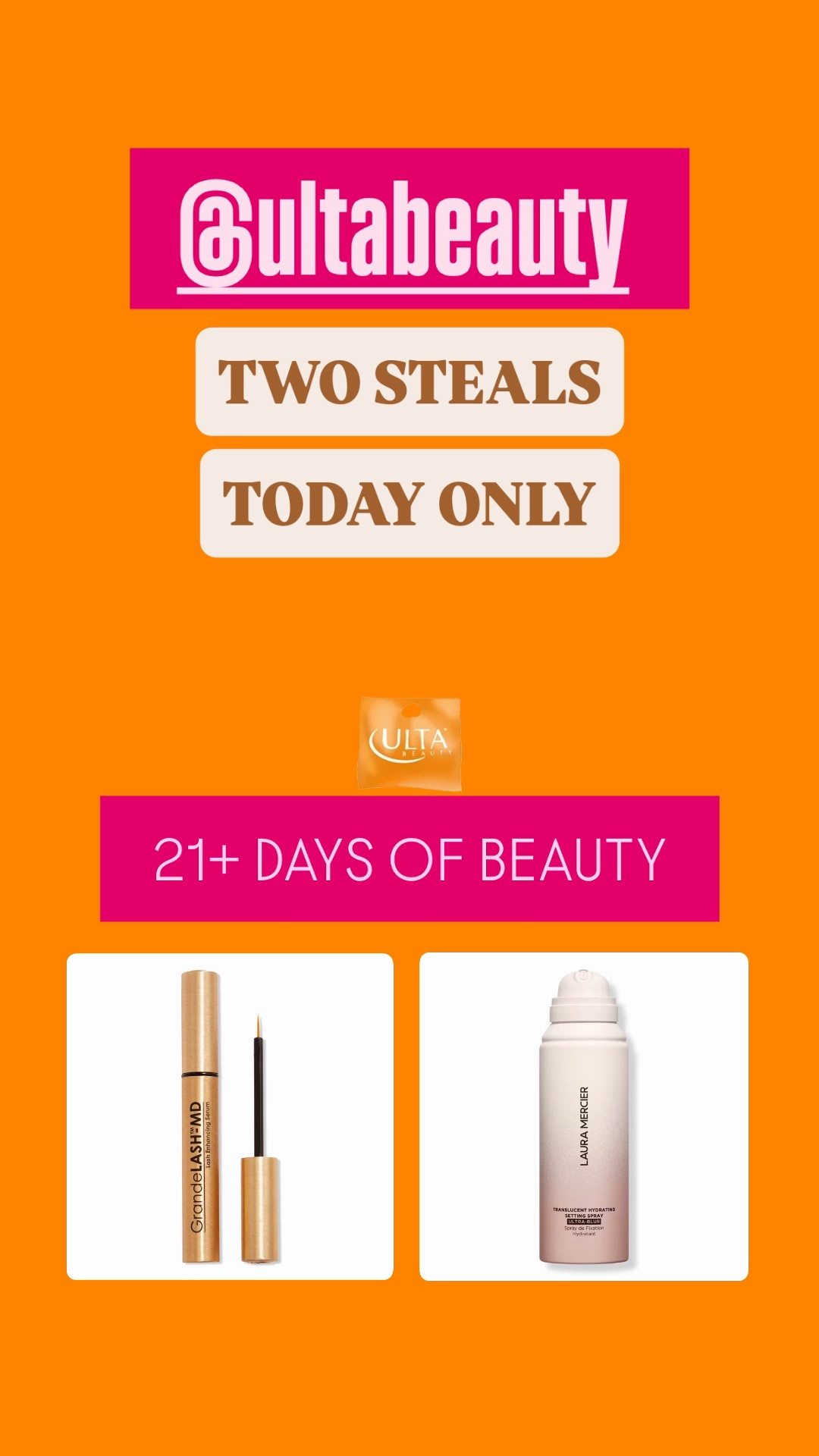 TWO AMAZING DEALS TODAY ONLY! Great savings with both of these! ￼

#LTKOver40 #LTKselfcare #LTKBeauty