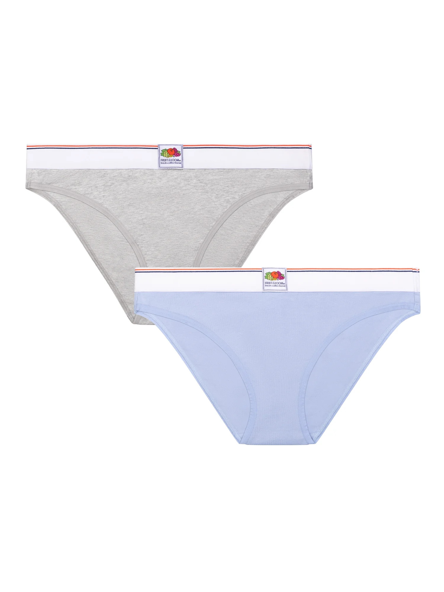 fresh collection® by Fruit of the Loom® cotton bikini underwear 2-pack | Walmart (US)
