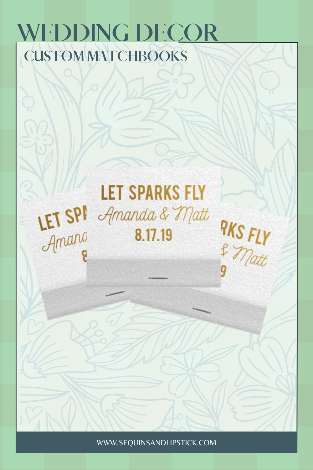 Add a timeless finishing touch to your wedding décor with custom matchbooks. Personalized with names and wedding dates, these make elegant wedding favors for receptions, rehearsal dinners, and engagement celebrations. 

 #LTKGiftGuide #LTKWedding