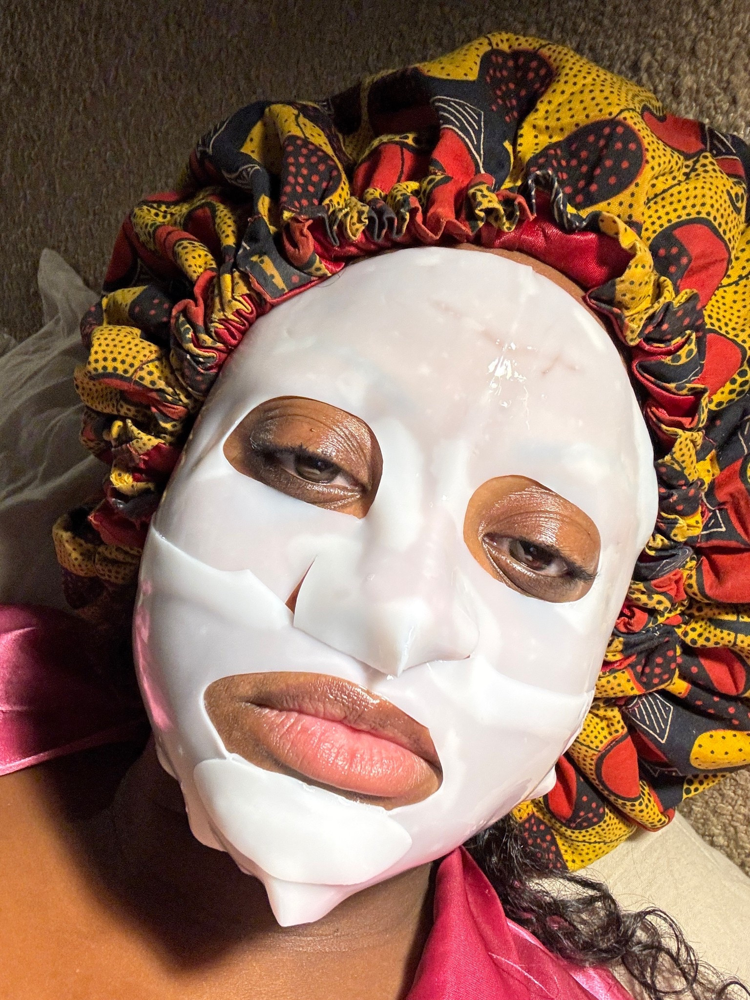 The perfect collagen mask for hydration and firming. This is a weekly staple in my routine. Check out my full night routine. 