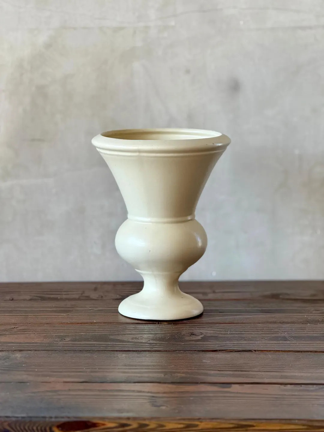 Vintage Haeger Art Pottery Vase, Off White Matte Urn, Retro Mid Century | Etsy (US)