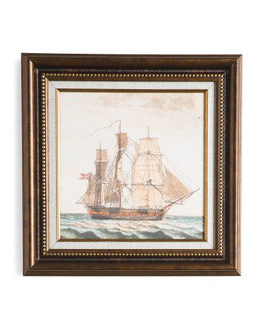 18x18 Vintage Sailboat Wall Art | TJ Maxx