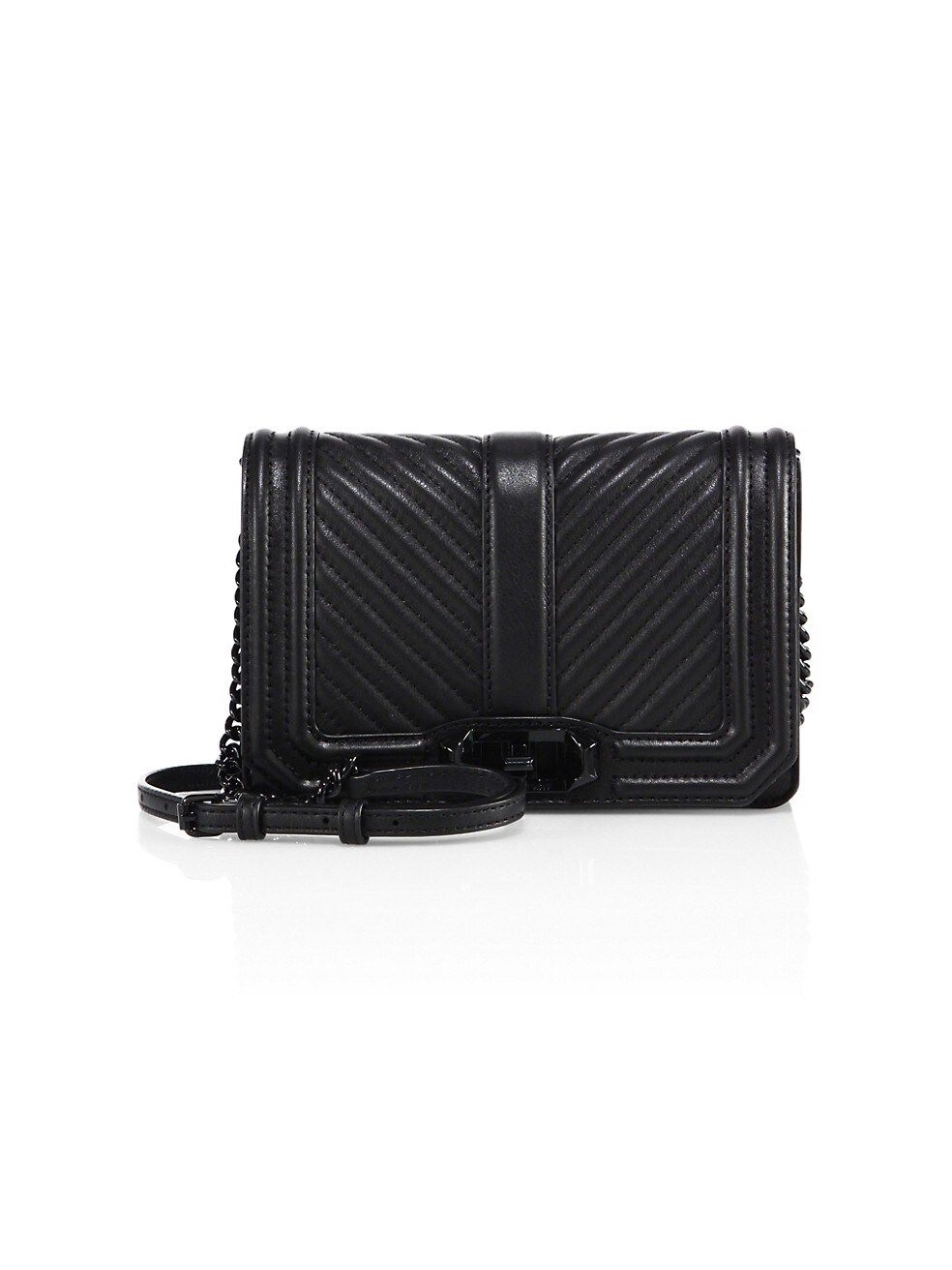 Rebecca Minkoff Small Love Chevron Quilted Leather Crossbody Bag | Saks Fifth Avenue