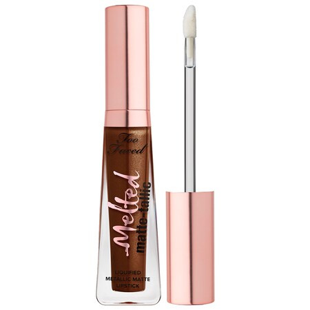 Too Faced Melted Matte-Tallic Liquified Metallic Matte Lipstick Caffeine Queen .23 oz | Sephora (US)
