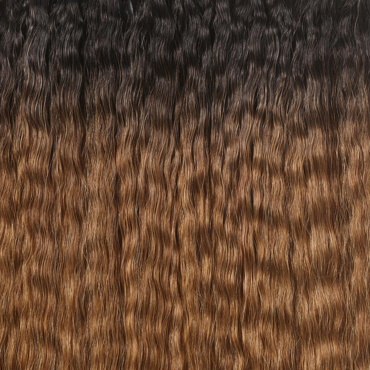 Silk Seam™ Textured Clip-In, Off Black/Almond Brown Blowout | Bellami Hair