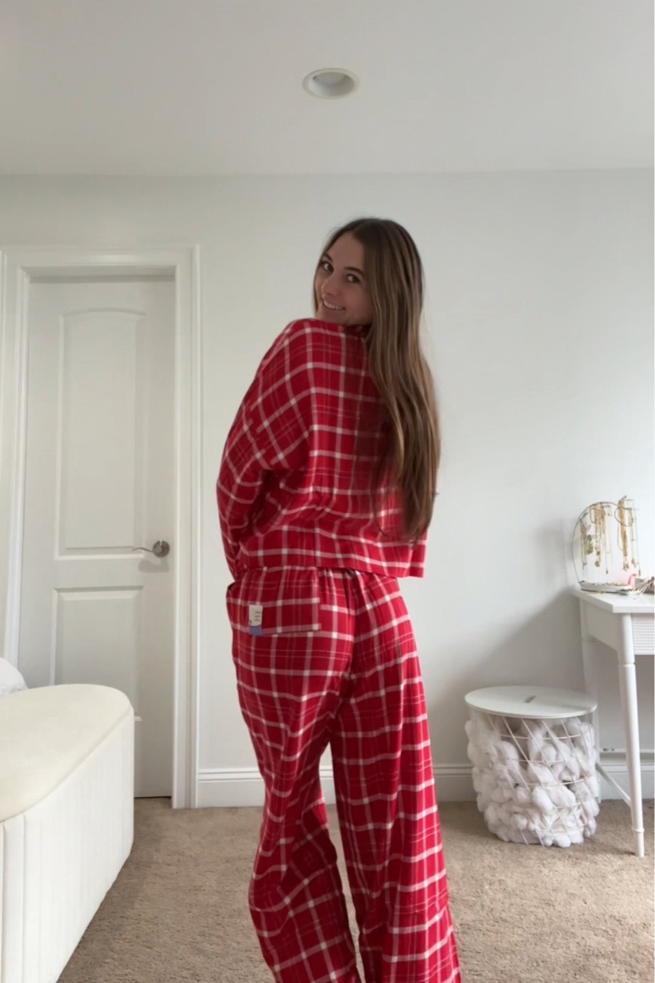 wearing a size small in the top and bottom! pants are very long