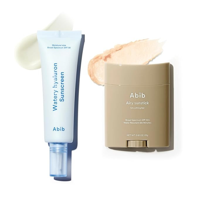 Abib Airy&Watery Sun Care Duo : Airy Suntick&Watery Hyaluron Sunscreen - Korean Suncreen Suncare ... | Amazon (US)