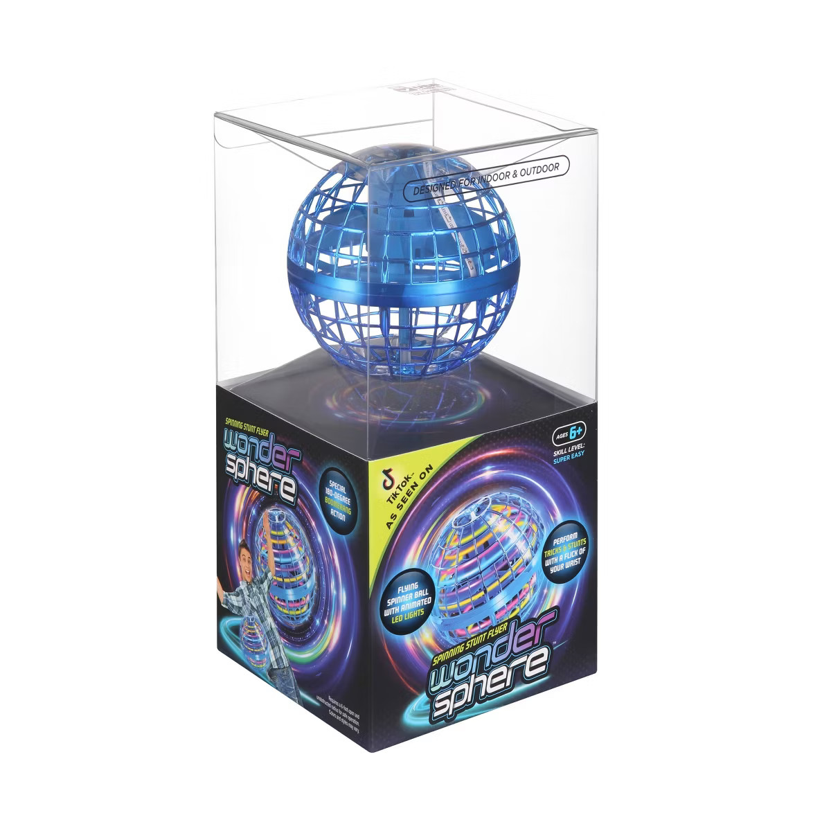 Wonder Sphere Magic Hover Ball - Blue: Gesture-Controlled Flying Sphere for Beginners, Indoor & O... | Target
