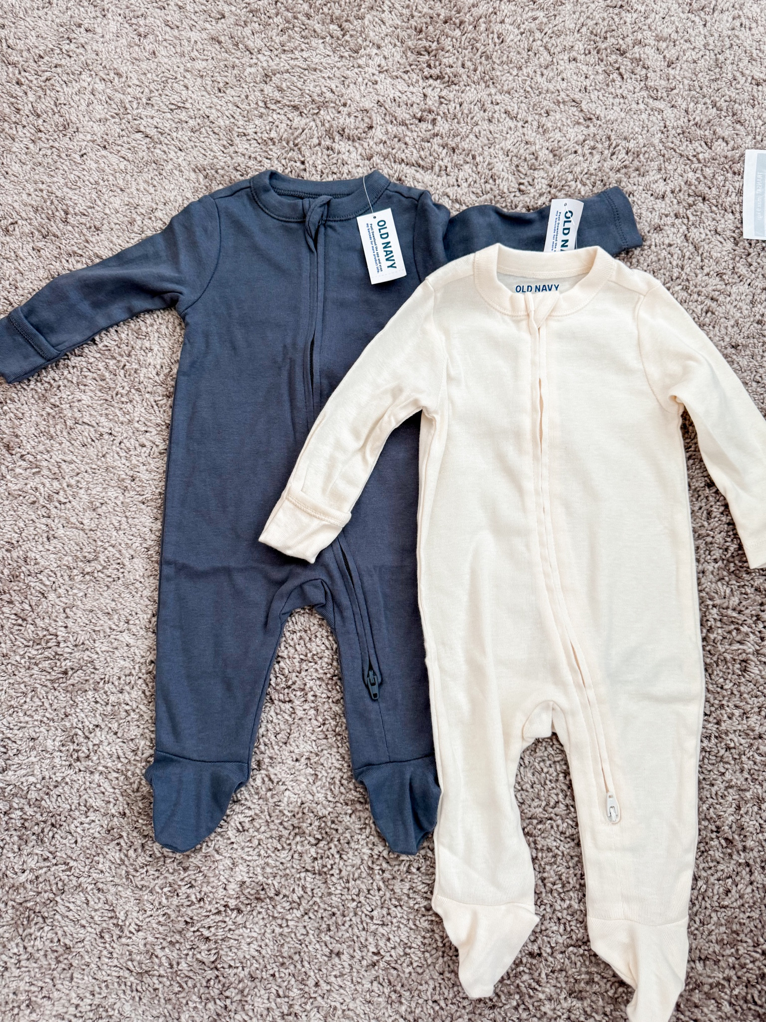Old navy 2 way zip onesies on sale! 

#LTKBaby #LTKSaleAlert #LTKFindsUnder50